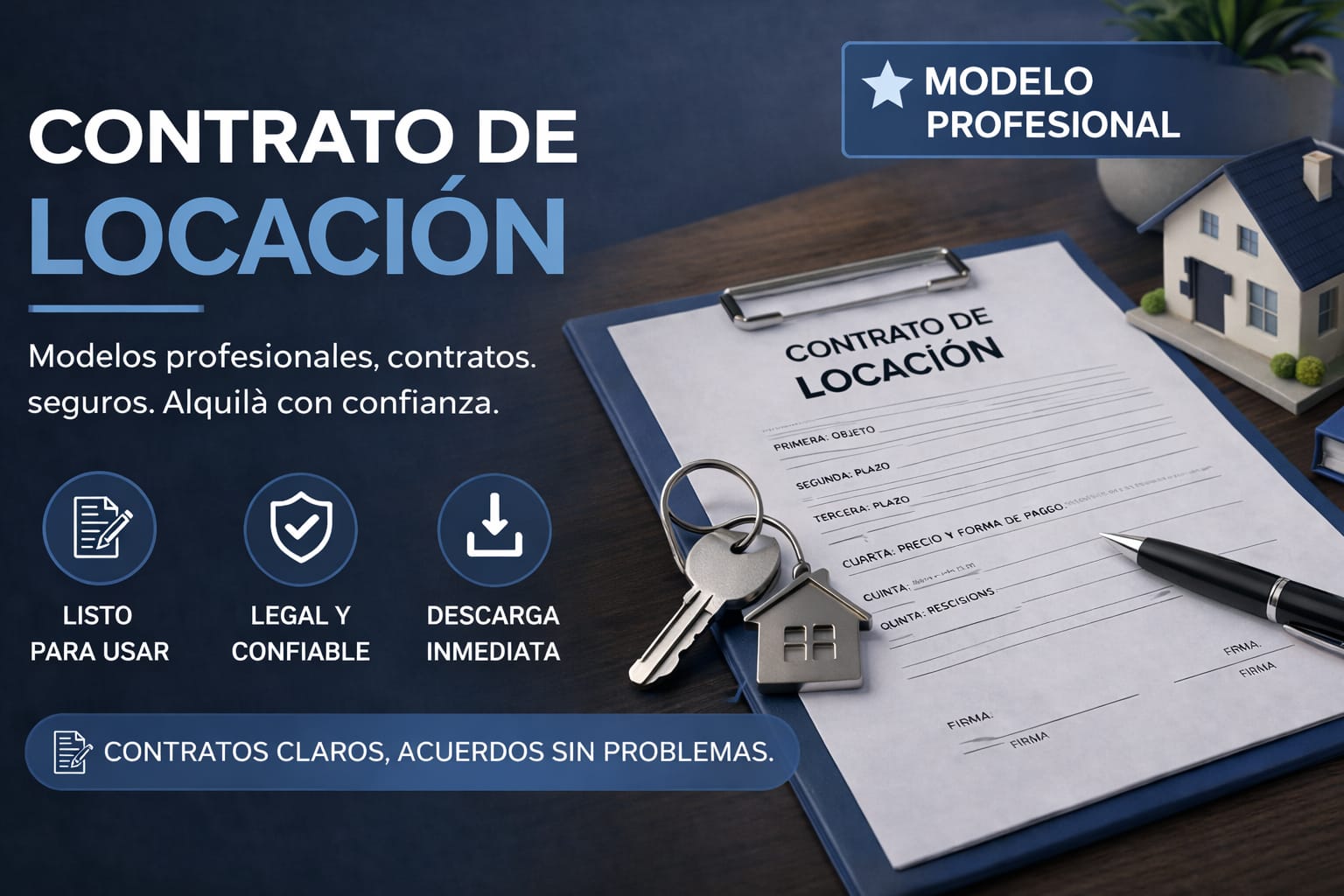Contrato de Locación Vivienda 2026 | CCyC y DNU Vigente | Descarga Inmediata