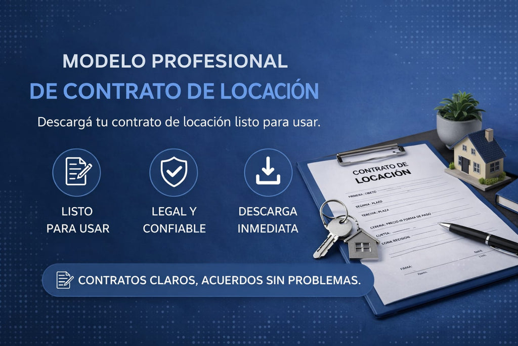 Contrato de Locación Vivienda 2026 | CCyC y DNU Vigente | Descarga Inmediata